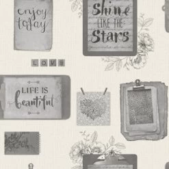 Superfresco Easy Vliesbehang Mooie Dag Grijs 101509