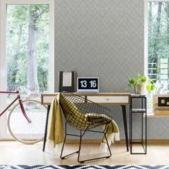 Superfresco Easy Vliesbehang Demi Grijs 112045 -Beste Behang Winkel 123 1091