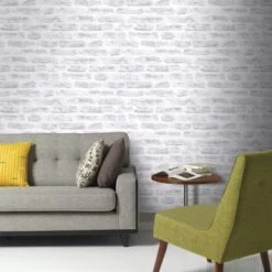 Superfresco Easy Vliesbehang Stenen Wit 101801 -Beste Behang Winkel 123 110