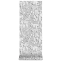Superfresco Easy Vliesbehang Jungle Dieren Grijs (108567) -Beste Behang Winkel 123 1172