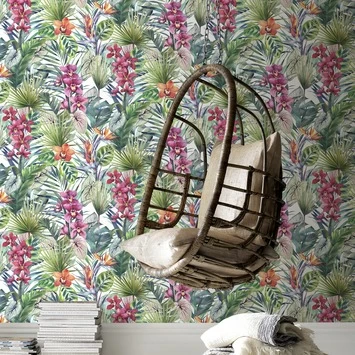 Superfresco Easy Vliesbehang Aloha Tropisch Multicolour 104885 5 Superfresco Easy Vliesbehang Aloha Tropisch Multicolour 104885 - Afbeelding 3