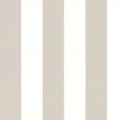 Superfresco Easy Vliesbehang Lynn Strepen Taupe-gebroken Wit 33-185