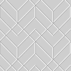 Superfresco Easy Vliesbehang Losanges Filaires Zilver (106155)