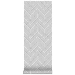 Superfresco Easy Vliesbehang Losanges Filaires Zilver (106155) -Beste Behang Winkel 123 1335