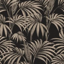 Vliesbehang Hololulu Zwart-goud 32-970