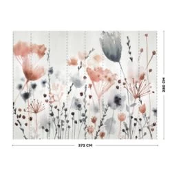 Fotobehang Watercoloured Meadow (89506) -Beste Behang Winkel 123 1615