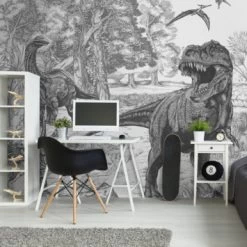 Fotobehang Dino Schets (111396) -Beste Behang Winkel 123 1631