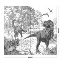 Fotobehang Dino Schets (111396) -Beste Behang Winkel 123 1632