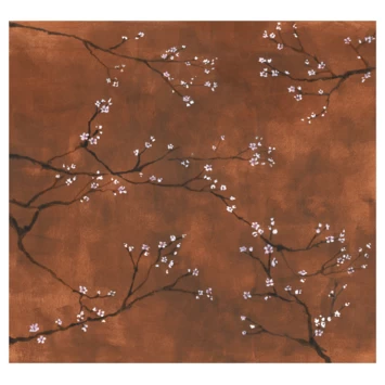 Fotobehang Chinese Bloesem Terra (107936) 3 Fotobehang Chinese Bloesem Terra (107936)