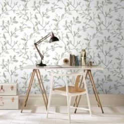 Superfresco Easy Vliesbehang Eugenie Groen 111745 -Beste Behang Winkel 123 1857