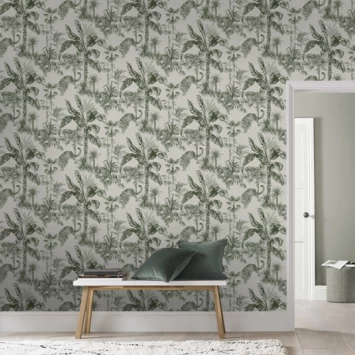 Superfresco Easy Vliesbehang Zanzibar Groen 108211 4 Superfresco Easy Vliesbehang Zanzibar Groen 108211 - Afbeelding 2