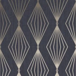 Boutique Vliesbehang Marquise Geo Donkerblauw (111312)