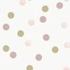 Superfresco Easy Vliesbehang Polka Stippen Roze-goud (108565) -Beste Behang Winkel 123 210