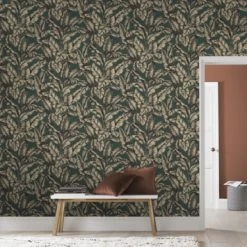 Superfresco Easy Vliesbehang Naomi Groen/goud 112050 -Beste Behang Winkel 123 2115