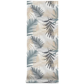 Boutique Vliesbehang Jungle Glam Blauw/grijs 111754 6 Boutique Vliesbehang Jungle Glam Blauw/grijs 111754 - Afbeelding 4