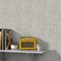 Superfresco Easy Vliesbehang Bamboe Weefsel Grijs 105155 -Beste Behang Winkel 123 225