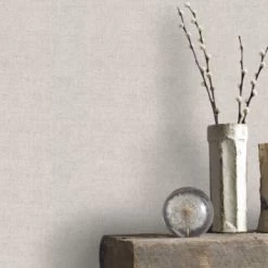 Superfresco Easy Vliesbehang Uni Linnen Zand 103977 -Beste Behang Winkel 123 253