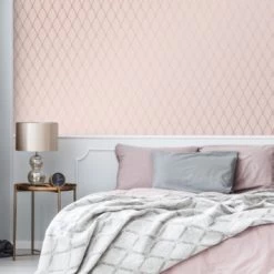 Superfresco Easy Vliesbehang Bercy Roze 106369 -Beste Behang Winkel 123 612