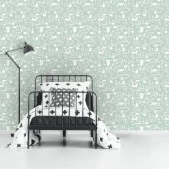 Little Dutch Vliesbehang Adventure Mint (dessin 8677) -Beste Behang Winkel 41 1024