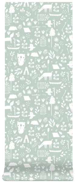 Little Dutch Vliesbehang Adventure Mint (dessin 8677) -Beste Behang Winkel 41 1026
