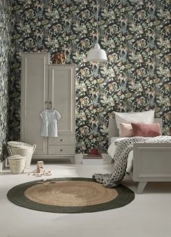 Superfresco Easy Vliesbehang Woodland Dieren Donkerblauw (dessin 108568) -Beste Behang Winkel 41 12