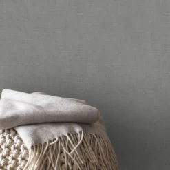 Le Noir & Blanc Vliesbehang Textiel Uni Muisgrijs (dessin 113287) -Beste Behang Winkel 41 1337