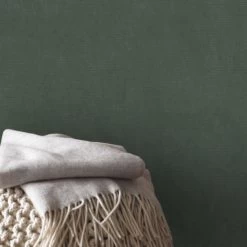 Le Noir & Blanc Vliesbehang Textiel Uni Donkergroen (dessin 113285) -Beste Behang Winkel 41 1360