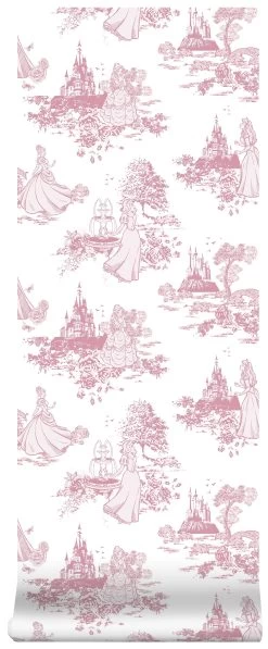 Disney Papierbehang Princess Tekening Roze (dessin 70-233) -Beste Behang Winkel 41 1541