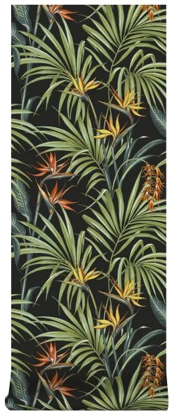Superfresco Easy Vliesbehang Strelitzia Zwart (dessin 111756) -Beste Behang Winkel 41 1601