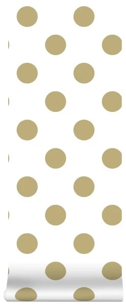 Superfresco Easy Vliesbehang Stippen Goud (dessin 100105) -Beste Behang Winkel 41 1681