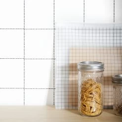 Superfresco Easy Vliesbehang Ruit Zwart-wit (dessin 33-256) -Beste Behang Winkel 41 1701