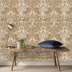 Superfresco Easy Vliesbehang Miracle Oker (dessin 118134) -Beste Behang Winkel 41 1731