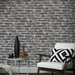 Superfresco Easy Vliesbehang Bricks Grijs (dessin 7668) -Beste Behang Winkel 41 1851