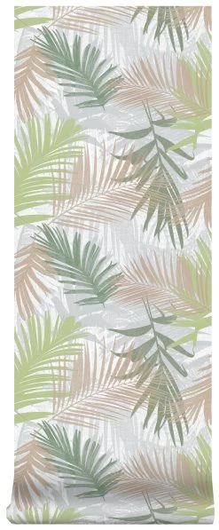 Boutique Vliesbehang Jungle Glam Wit-goud-groen (dessin 104265) -Beste Behang Winkel 41 303