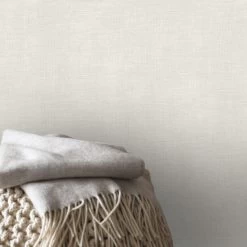 Superfresco Easy Vliesbehang Uni Gebroken Wit Met Glans (dessin 103785) -Beste Behang Winkel 41 387