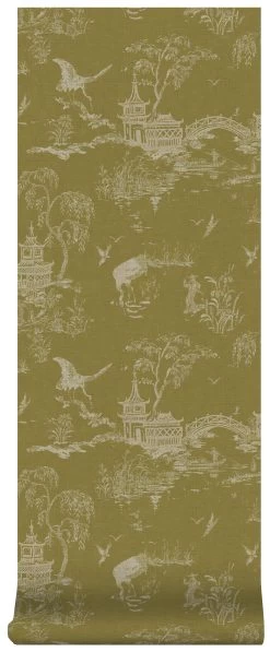 Superfresco Easy Vliesbehang Gaia Oker (dessin 113289) -Beste Behang Winkel 41 411