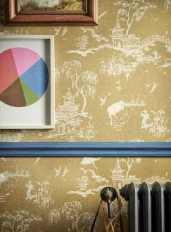 Superfresco Easy Vliesbehang Gaia Oker (dessin 113289) -Beste Behang Winkel 41 415