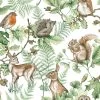 Superfresco Easy Vliesbehang Woodland Dieren Naturel (dessin 108569) -Beste Behang Winkel 41 42