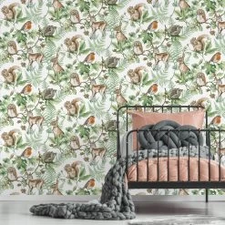 Superfresco Easy Vliesbehang Woodland Dieren Naturel (dessin 108569) -Beste Behang Winkel 41 44