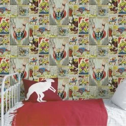 Papierbehang Marvel Stripboeken Multicolour (dessin 70-264) -Beste Behang Winkel 41 484