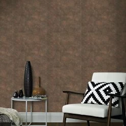 Superfresco Easy Vliesbehang Maansteen Chocolade Bruin (dessin 103955) -Beste Behang Winkel 41 531