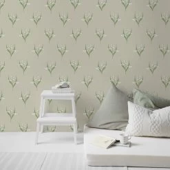 Superfresco Easy Vliesbehang Lilly Zand (dessin 120971) -Beste Behang Winkel 41 587