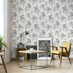 Superfresco Easy Vliesbehang Saimiri Antraciet Aapje (dessin 106157) -Beste Behang Winkel 41 599
