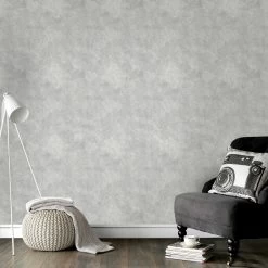 Superfresco Easy Vliesbehang Beton Cire Middengrijs (dessin 106989) -Beste Behang Winkel 41 667