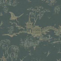 Superfresco Easy Vliesbehang Gaia Groen/blauw (dessin 113290)