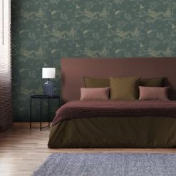 Superfresco Easy Vliesbehang Gaia Groen/blauw (dessin 113290) -Beste Behang Winkel 41 738