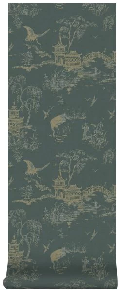 Superfresco Easy Vliesbehang Gaia Groen/blauw (dessin 113290) -Beste Behang Winkel 41 739