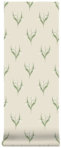 Superfresco Easy Vliesbehang Lilly Creme (dessin 120974) -Beste Behang Winkel 41 895