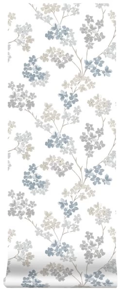 Superfresco Easy Vliesbehang Bloesem Blauw (dessin 2258-41) -Beste Behang Winkel 41 957